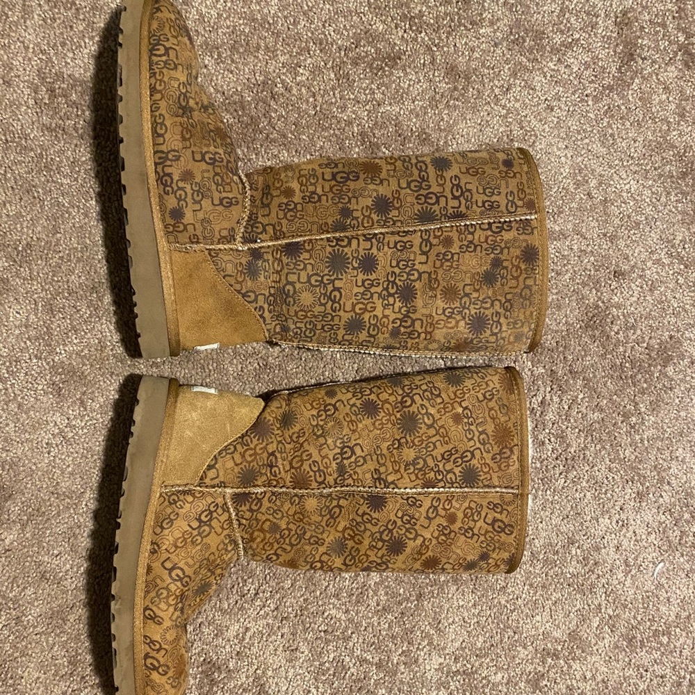 UGG logo pattern boots - Picture 2 of 6